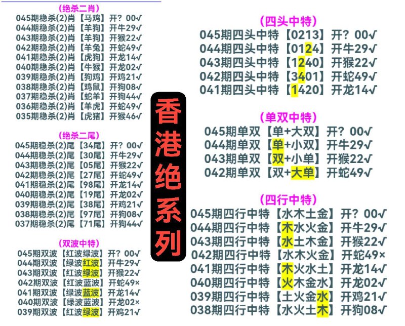 香港香港绝杀系列