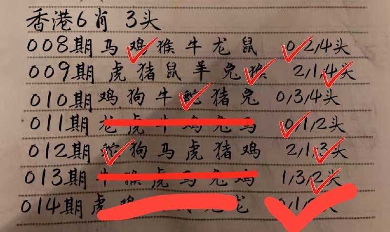 这个料牛逼，6肖准确率有50%但是3头10期错1这个料牛逼，6肖准确率有50%但是3头10期错1
